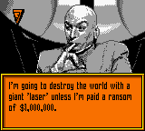 Austin Powers: Welcome to My Underground Lair! (Game Boy Color) screenshot: There are small animations from the film