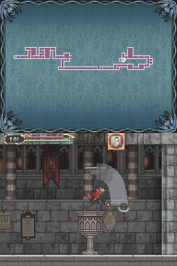Screenshot of Castlevania: Portrait of Ruin (Nintendo DS, 2006