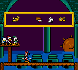 Mickey's Ultimate Challenge (Game Gear) screenshot: Minnie gains a crystal slipper.