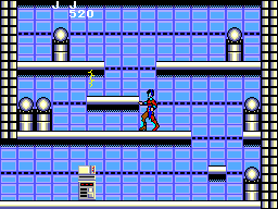 Zillion (SEGA Master System) screenshot: Futuristic rooms in every place...