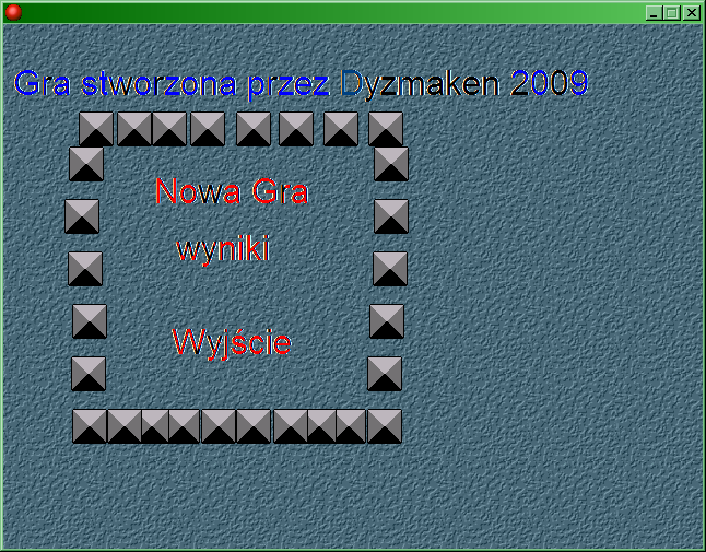 Pac-Man Revenge (Windows) screenshot: Main menu