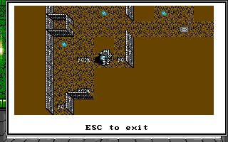 Dragon Wars (Amiga) screenshot: Automap