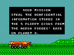 Zillion (SEGA Master System) screenshot: Your mission