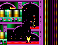 Taz in Escape from Mars (SEGA Master System) screenshot: Daffy Duck again...