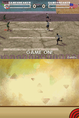 FIFA Street 3 (Nintendo DS) screenshot: The match starts.