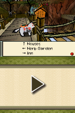 Ōkamiden (Nintendo DS) screenshot: Reading letters.
