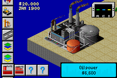 Screenshot of SimCity 2000 (Game Boy Advance, 1993) - MobyGames