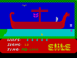 Kokotoni Wilf (ZX Spectrum) screenshot: Start level 2 - Medieval.
