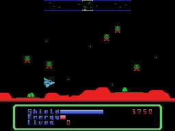 Desolator (MSX) screenshot: Lots of aliens here