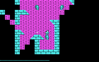 Dunjax (DOS) screenshot: Thanks for the lift (CGA, v1.02)