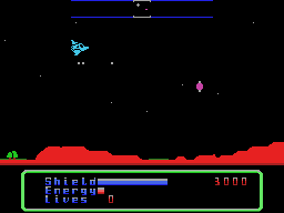 Desolator (MSX) screenshot: The Bombarder