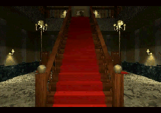 The Mansion of Hidden Souls (SEGA Saturn) screenshot: Here we go - that's where you begin.