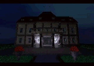 The Mansion of Hidden Souls (SEGA Saturn) screenshot: Intro. And here it is, in its first-generation pixelated Saturn glory!