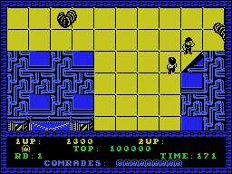 Alien Syndrome (MSX) screenshot: Found another comrade
