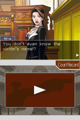 Phoenix Wright: Ace Attorney (Nintendo DS) screenshot: Your boss