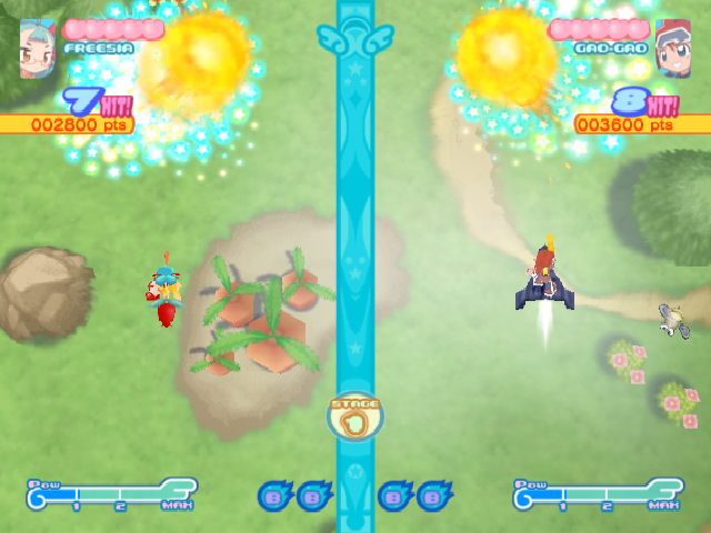 Twinkle Star Sprites: La Petite Princesse (PlayStation 2) screenshot: Stage 1