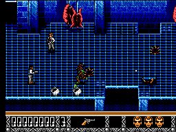Predator 2 (SEGA Master System) screenshot: Slaughterhouse level