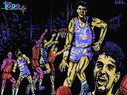 Drazen Petrovic Basket (MSX) screenshot: Loading screen