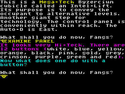 The Menagerie (ZX Spectrum) screenshot: The lift