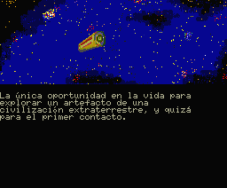 Rendezvous with Rama (MSX) screenshot: Demo - Rama