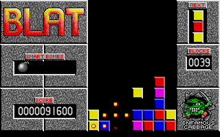 Blat (Atari ST) screenshot: Exploding dynamite sticks