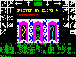 Kobyashi Naru (ZX Spectrum) screenshot: Title screen