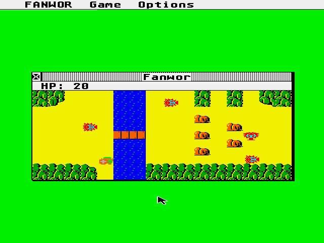 Fanwor: The Legend of Gemda (Atari ST) screenshot: A bridge