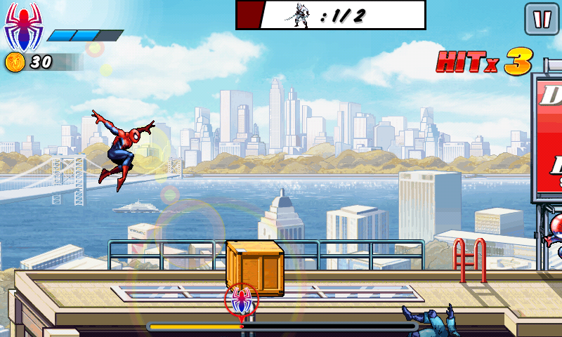 Screenshot of Spider-Man: Ultimate Power (Android, 2014) - MobyGames
