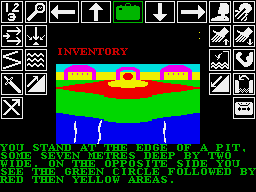 Kobyashi Naru (ZX Spectrum) screenshot: How 'Understanding' starts