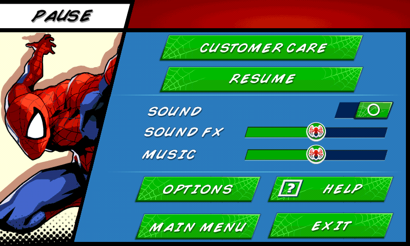 Screenshot of Spider-Man: Ultimate Power (Android, 2014) - MobyGames