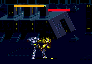 Cyborg Justice (Genesis) screenshot: Ripping off an arm