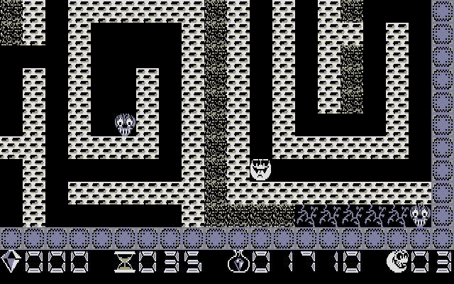 Skull-Diggery (Atari ST) screenshot: Something grows down there