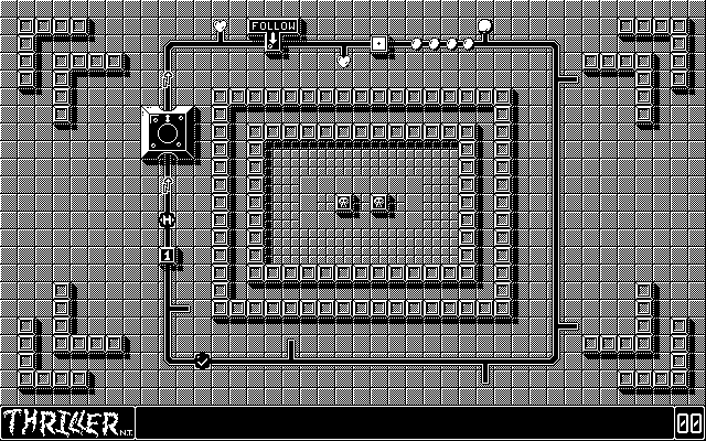 Thriller (Atari ST) screenshot: Four "enemy" balls in a row
