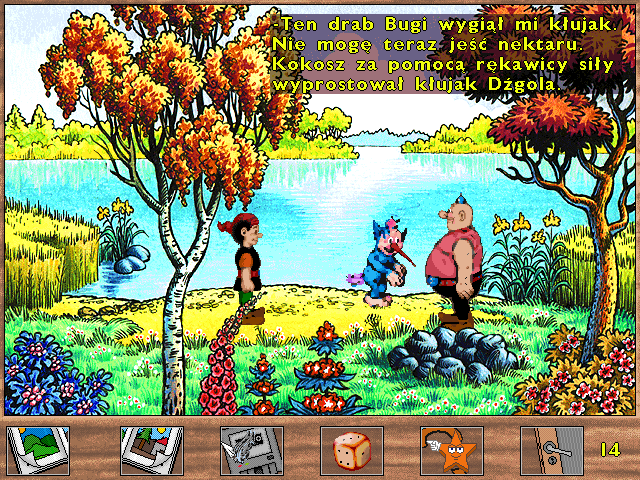 Kajko i Kokosz: W Krainie Borostworów (Windows) screenshot: Dźgol