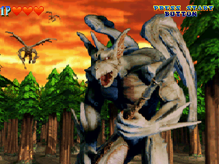 Crypt Killer (SEGA Saturn) screenshot: Sure, it would be nice if the game actually looked like that.. alas, it's only a loading screen.