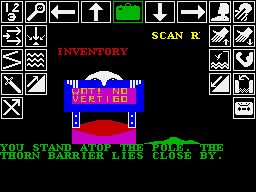 Kobyashi Naru (ZX Spectrum) screenshot: No fear here