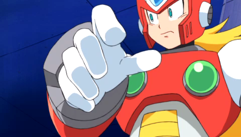Mega Man: Maverick Hunter X (PSP) screenshot: Shot from intro
