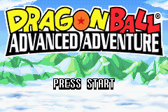 Dragon Ball: Advanced Adventure (Game Boy Advance) screenshot: Title screen.