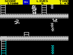 Ghosts 'N Goblins (ZX Spectrum) screenshot: Trolls die hard.