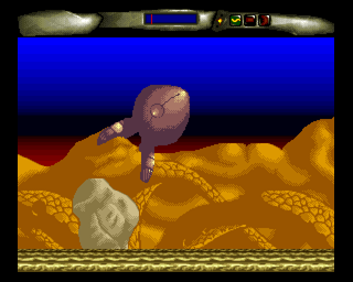Pulsar (Amiga) screenshot: Giant ameba