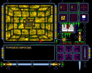 Dreenshar: Dzieło Magów (Amiga) screenshot: Locker and resting place