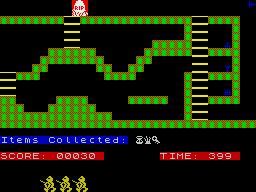 Sir Lancelot (ZX Spectrum) screenshot: Dead