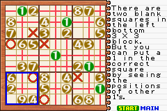 Dr. Sudoku (Game Boy Advance) screenshot: How to Play: Demo