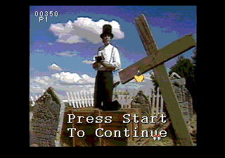 Mad Dog McCree (SEGA CD) screenshot: Now it's really game over