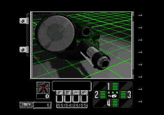 Ground Zero Texas (SEGA CD) screenshot: The player is treated to an exquisite CG rendering of a cannon