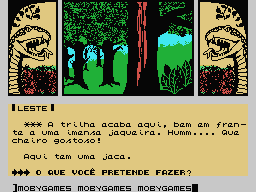 A Lenda da Gávea (MSX) screenshot: Jackfruit