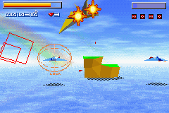 Star X (Game Boy Advance) screenshot: First you have to target an enemy