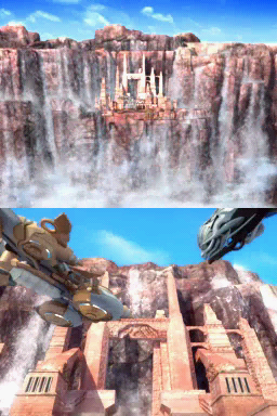 Final Fantasy XII: Revenant Wings (Nintendo DS) screenshot: First mission - landing