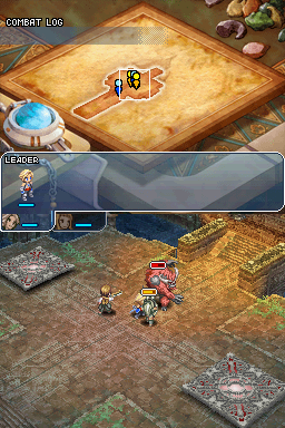 Final Fantasy XII: Revenant Wings (Nintendo DS) screenshot: Fighting the boss.