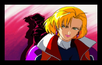 Burning Rangers (SEGA Saturn) screenshot: Intro shot 2. This nice lady is a mission
